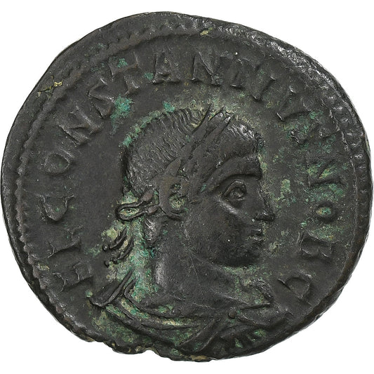 Costanzo II, 
  
  Follis, 
  
  324-325