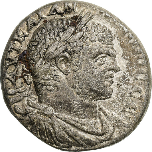 Fenicia, 
  
  Caracalla, 
  
  Tetradramma