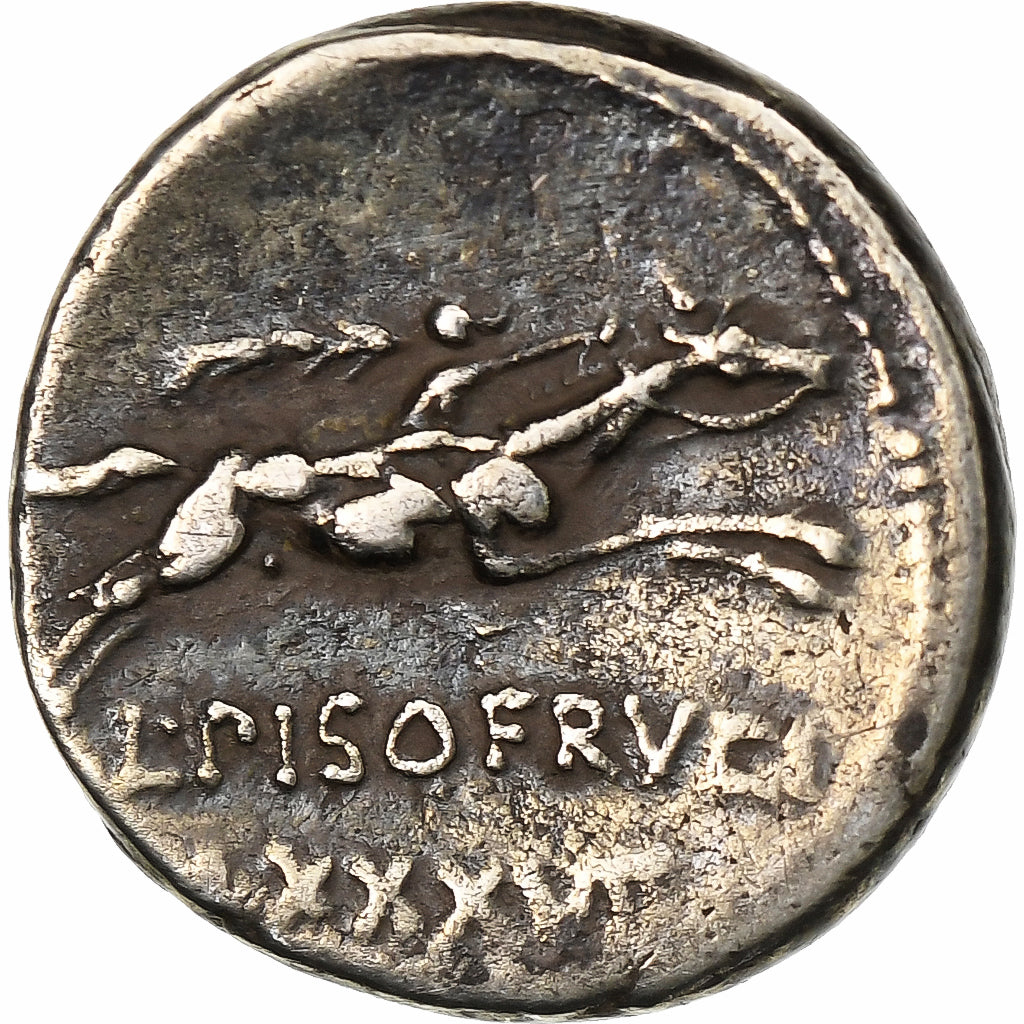 Calpurnia, 
  
  Denario, 
  
  90 a.C