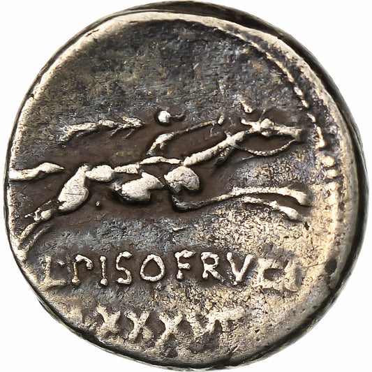 Calpurnia, 
  
  Denario, 
  
  90 a.C