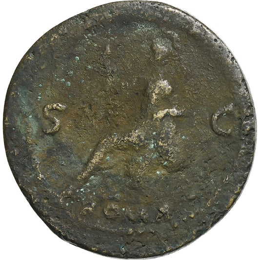 Galba, 
  
  Sesterzio, 
  
  68-69